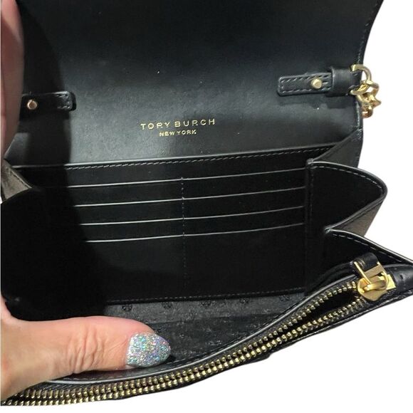 New Tory Burch Willa chain wallet crossbody bag - Picture 6 of 9